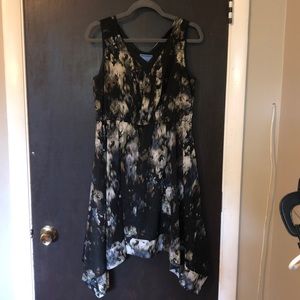 Vera Wang fit and flare dress